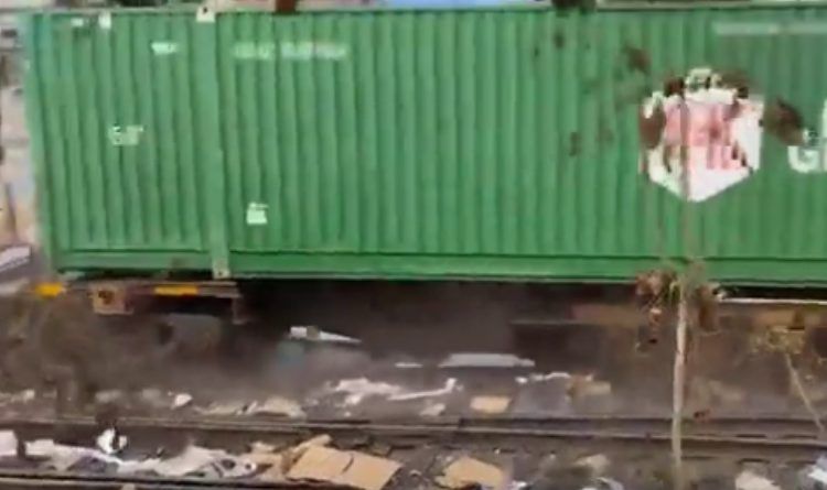 Video: Union Pacific Train Derails Near Site Of Recent Thefts And Locals Seems To Reveal The Real Reason For The “Accident”