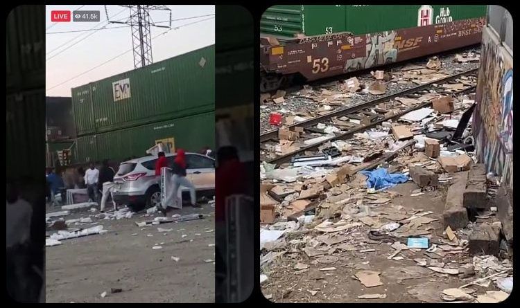 Your Package Missing? Shocking Videos Show Freight Trains Being Looted By “Rioters” And Massive Sea Of Stolen Packages Laying On Railroad Tracks Around Our Country