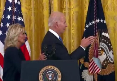 Just When You Think It Can’t Get Any Worse – Jill Push Eternally Confused Joe Biden Off Stage (Video)