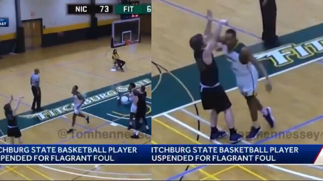 Video: Fitchburg Player’s Vicious Foul Gets Him Suspended — But Many Say It Was a Hate Crime and He Should Be Charged