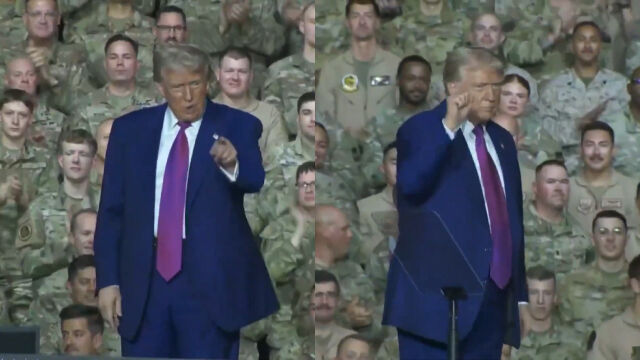 Video: Trump Visits Air Base in Qatar — Troops’ Reaction to His Classic Gesture Is Pure Patriotism