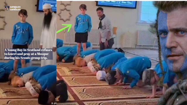 Well Done! Brave Christian Boy Stands Firm in Faith as His Scout Troop Kneels to Pray at Mosque — Powerful Video Goes Viral Well Done! Brave Christian Boy Stands Firm in Faith as His Scout Troop Kneels to Pray at Mosque — Powerful Video Goes Viral