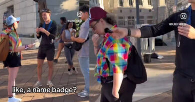 Rainbow Activist Tells Citizen Journalist to Carry ID — Her Brain Glitches When Asked About Voter ID (Video)